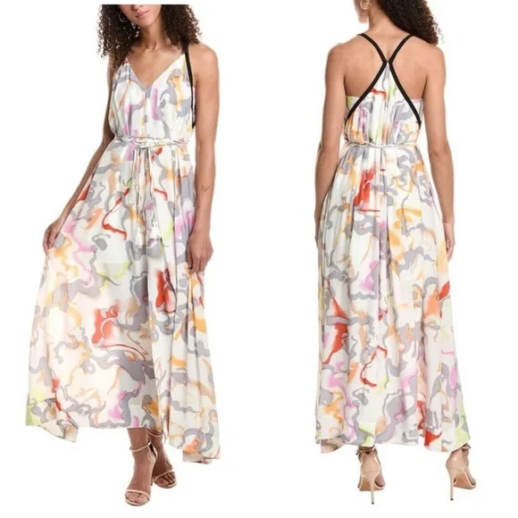 Joie Esmeralda Silk Gown Maxi Dress - Picture 1 of 15
